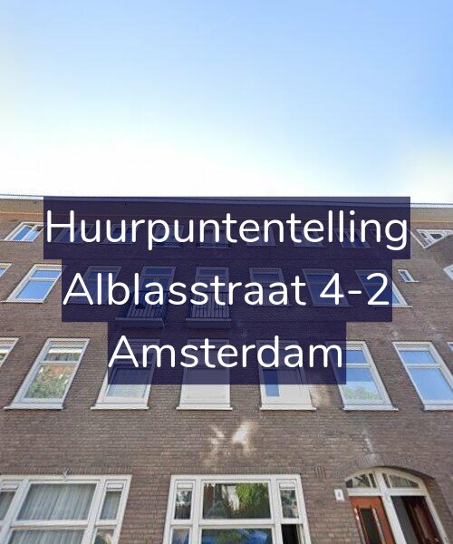 Foto gevel Huurpuntentelling voor Alblasstraat 4-2, Amsterdam