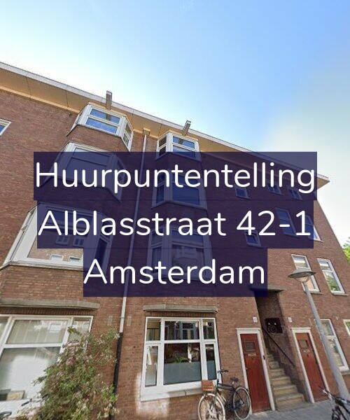 Foto gevel Huurpuntentelling voor Alblasstraat 42-1, Amsterdam