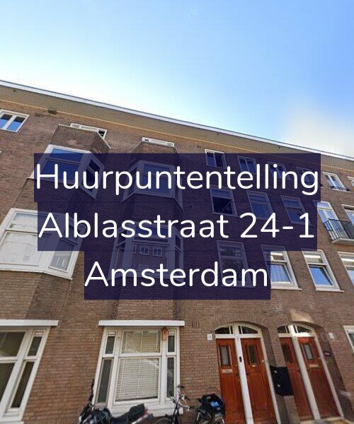 Foto gevel Huurpuntentelling voor Alblasstraat 24-1, Amsterdam