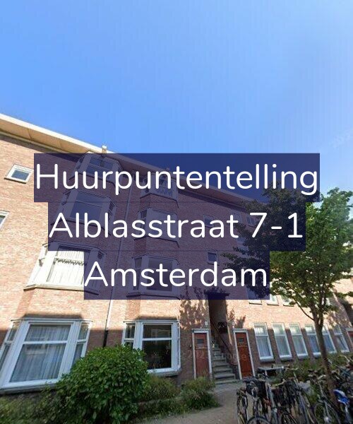 Foto gevel Huurpuntentelling voor Alblasstraat 7-1, Amsterdam