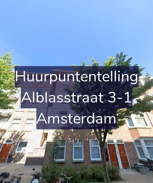 Foto gevel Huurpuntentelling voor Alblasstraat 3-1, Amsterdam