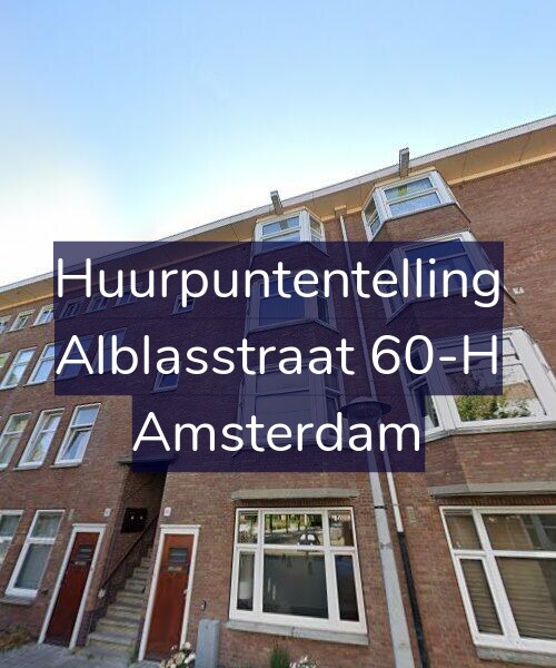Foto gevel Huurpuntentelling voor Alblasstraat 60-H, Amsterdam