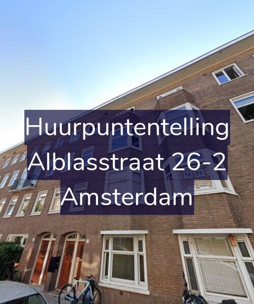 Foto gevel Huurpuntentelling voor Alblasstraat 26-2, Amsterdam