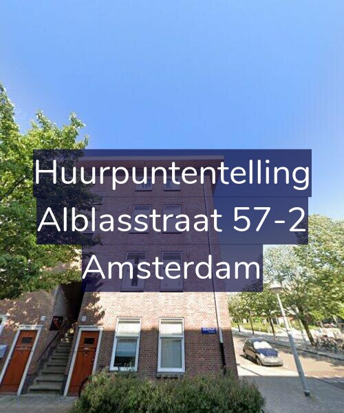 Foto gevel Huurpuntentelling voor Alblasstraat 57-2, Amsterdam