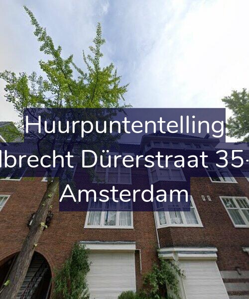 Foto gevel Huurpuntentelling voor Albrecht Dürerstraat 35-3, Amsterdam