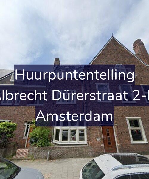 Foto gevel Huurpuntentelling voor Albrecht Dürerstraat 2-H, Amsterdam