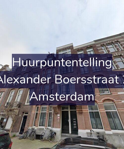 Foto gevel Huurpuntentelling voor Alexander Boersstraat 2, Amsterdam