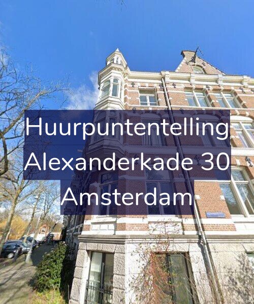 Foto gevel Huurpuntentelling voor Alexanderkade 30, Amsterdam