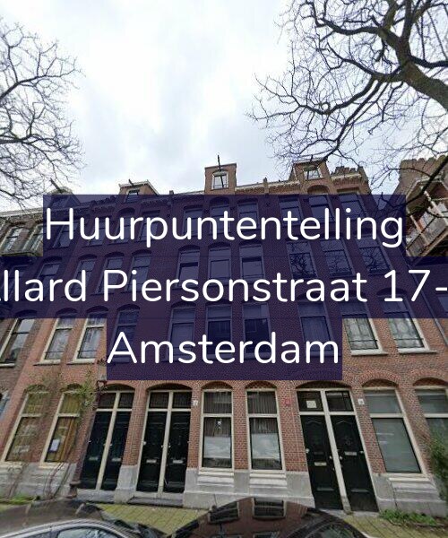 Foto gevel Huurpuntentelling voor Allard Piersonstraat 17-1, Amsterdam