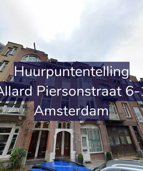 Foto gevel Huurpuntentelling voor Allard Piersonstraat 6-1, Amsterdam
