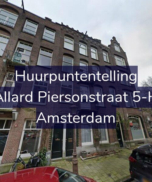 Foto gevel Huurpuntentelling voor Allard Piersonstraat 5-H, Amsterdam