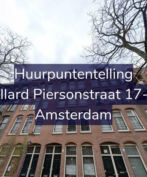 Foto gevel Huurpuntentelling voor Allard Piersonstraat 17-3, Amsterdam
