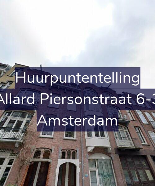 Foto gevel Huurpuntentelling voor Allard Piersonstraat 6-3, Amsterdam