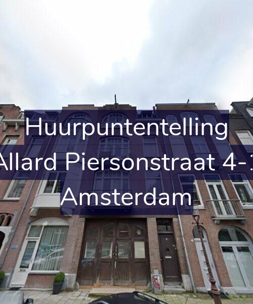 Foto gevel Huurpuntentelling voor Allard Piersonstraat 4-1, Amsterdam