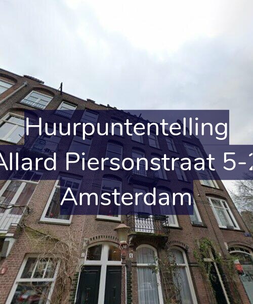 Foto gevel Huurpuntentelling voor Allard Piersonstraat 5-2, Amsterdam