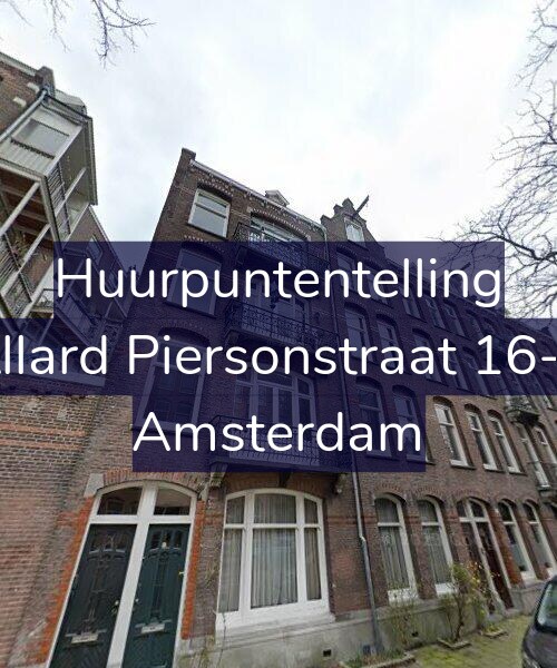 Foto gevel Huurpuntentelling voor Allard Piersonstraat 16-2, Amsterdam