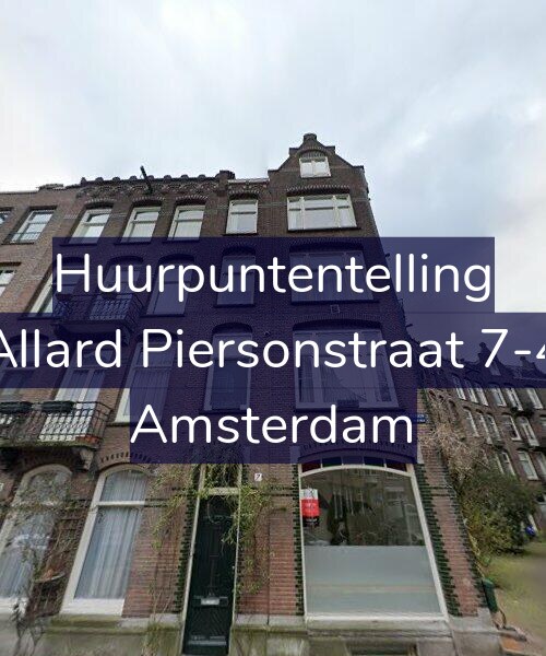 Foto gevel Huurpuntentelling voor Allard Piersonstraat 7-4, Amsterdam