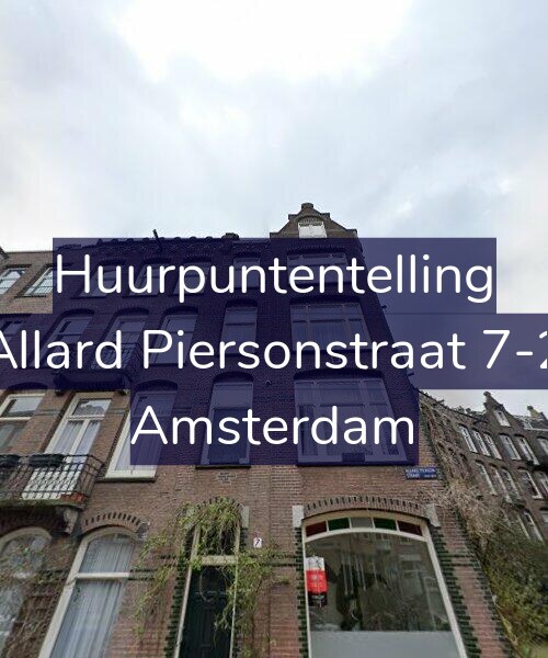 Foto gevel Huurpuntentelling voor Allard Piersonstraat 7-2, Amsterdam