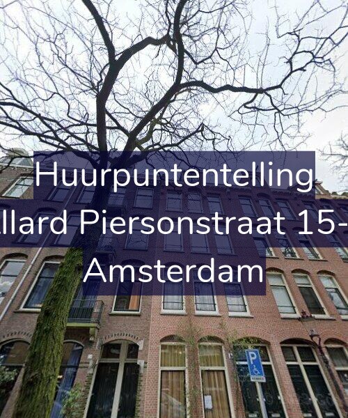 Foto gevel Huurpuntentelling voor Allard Piersonstraat 15-3, Amsterdam
