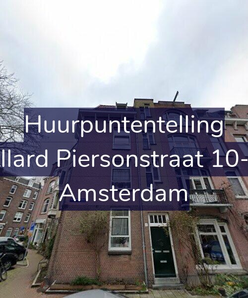 Foto gevel Huurpuntentelling voor Allard Piersonstraat 10-1, Amsterdam
