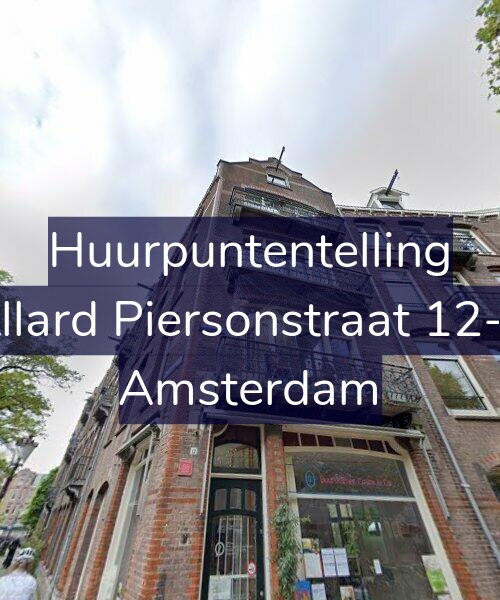 Foto gevel Huurpuntentelling voor Allard Piersonstraat 12-2, Amsterdam