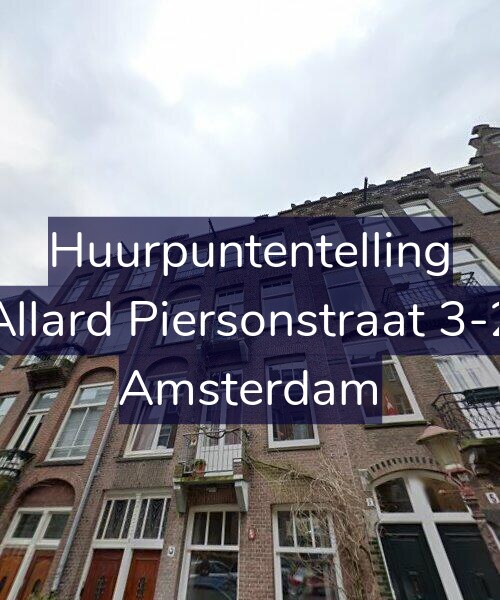 Foto gevel Huurpuntentelling voor Allard Piersonstraat 3-2, Amsterdam