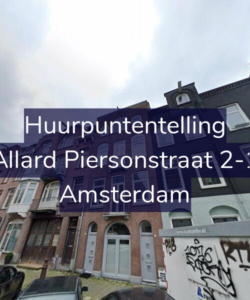 Foto gevel Huurpuntentelling voor Allard Piersonstraat 2-1, Amsterdam