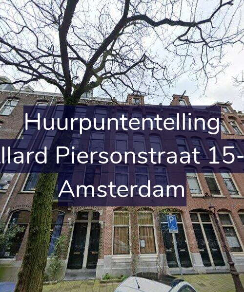Foto gevel Huurpuntentelling voor Allard Piersonstraat 15-1, Amsterdam