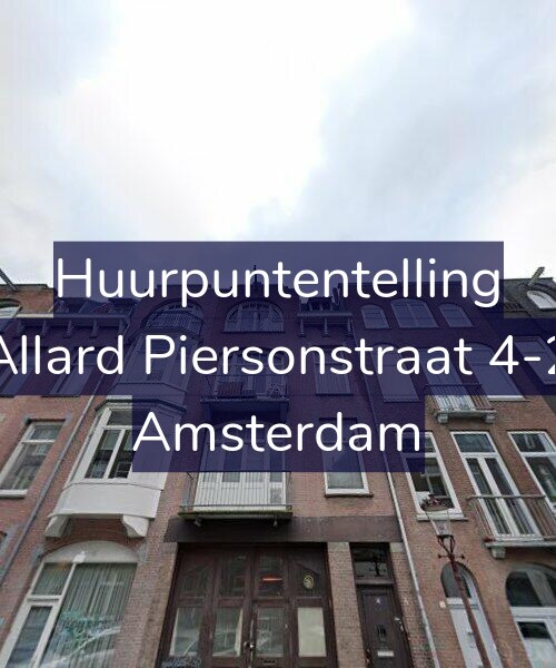 Foto gevel Huurpuntentelling voor Allard Piersonstraat 4-2, Amsterdam
