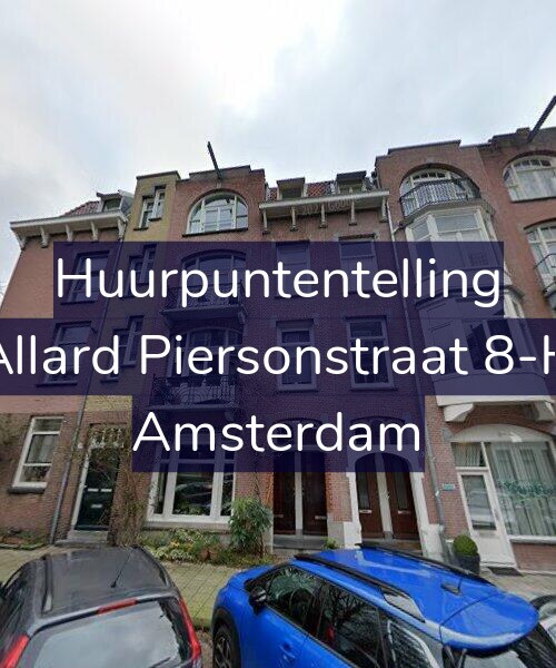 Foto gevel Huurpuntentelling voor Allard Piersonstraat 8-H, Amsterdam