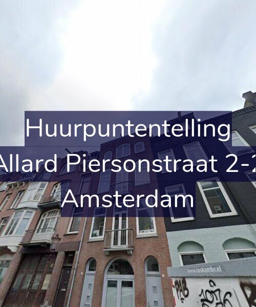 Foto gevel Huurpuntentelling voor Allard Piersonstraat 2-2, Amsterdam