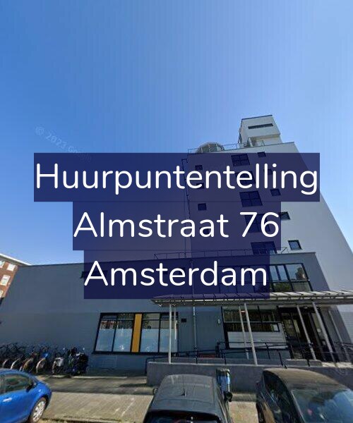 Foto gevel Huurpuntentelling voor Almstraat 76, Amsterdam