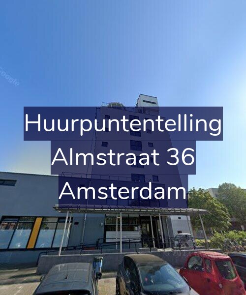 Foto gevel Huurpuntentelling voor Almstraat 36, Amsterdam
