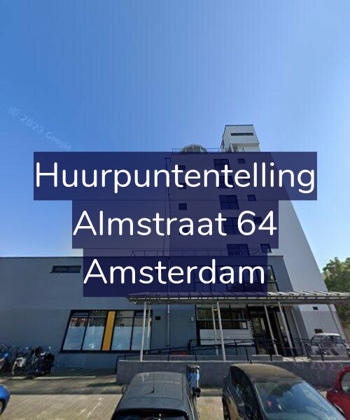 Foto gevel Huurpuntentelling voor Almstraat 64, Amsterdam
