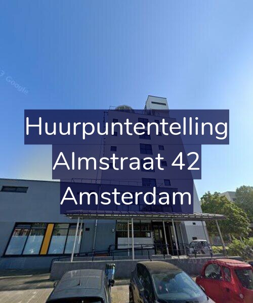 Foto gevel Huurpuntentelling voor Almstraat 42, Amsterdam