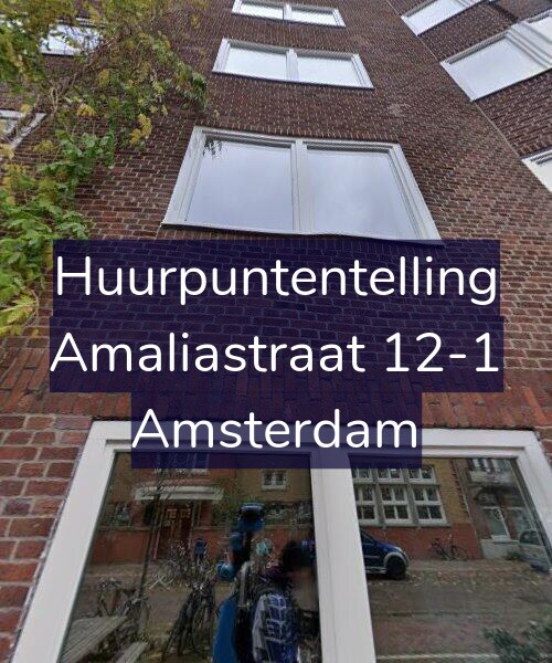 Foto gevel Huurpuntentelling voor Amaliastraat 12-1, Amsterdam