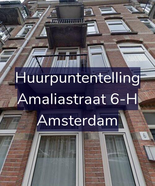 Foto gevel Huurpuntentelling voor Amaliastraat 6-H, Amsterdam
