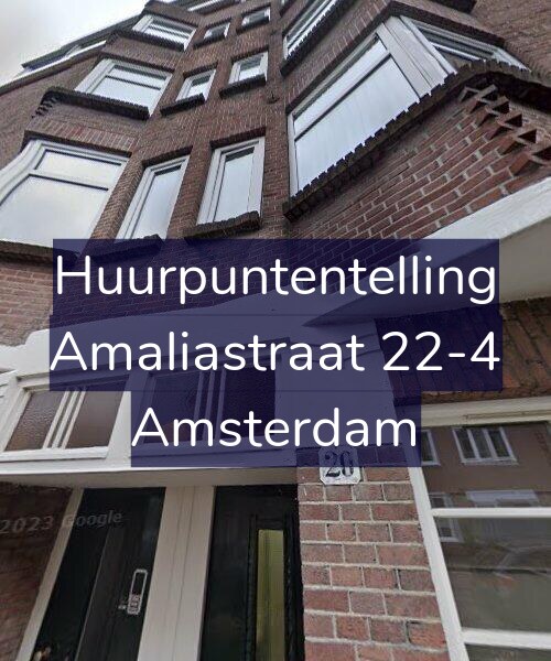Foto gevel Huurpuntentelling voor Amaliastraat 22-4, Amsterdam