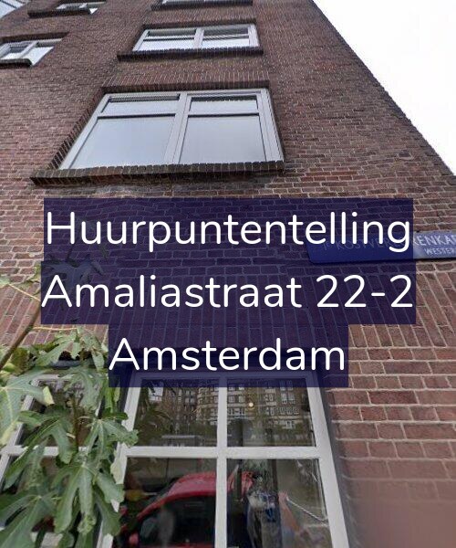 Foto gevel Huurpuntentelling voor Amaliastraat 22-2, Amsterdam