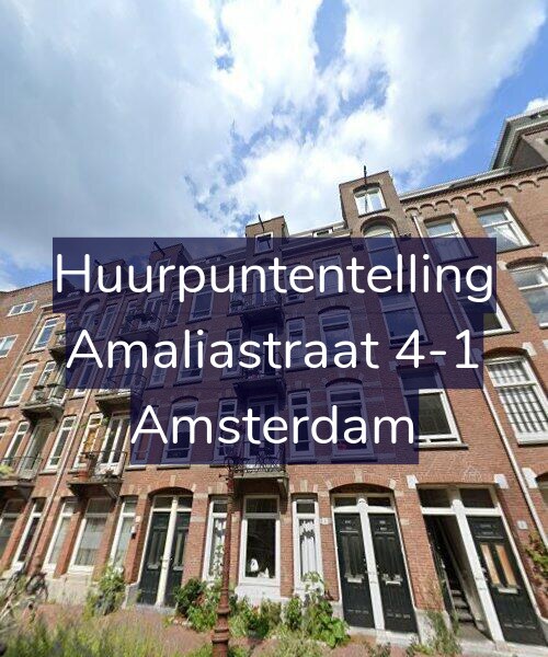 Foto gevel Huurpuntentelling voor Amaliastraat 4-1, Amsterdam