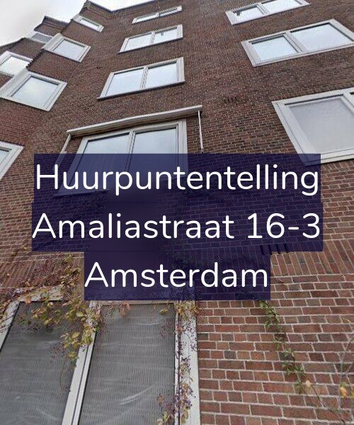 Foto gevel Huurpuntentelling voor Amaliastraat 16-3, Amsterdam
