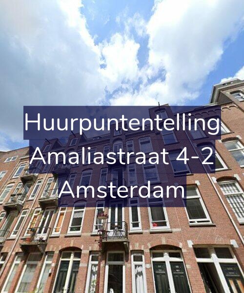 Foto gevel Huurpuntentelling voor Amaliastraat 4-2, Amsterdam