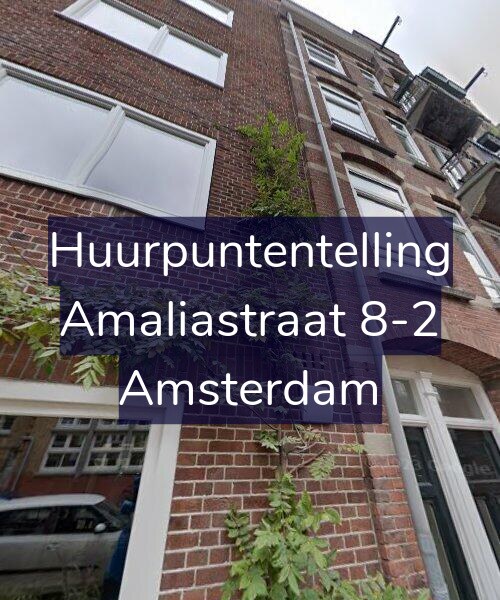 Foto gevel Huurpuntentelling voor Amaliastraat 8-2, Amsterdam