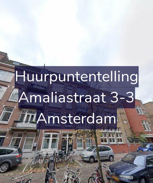 Foto gevel Huurpuntentelling voor Amaliastraat 3-3, Amsterdam