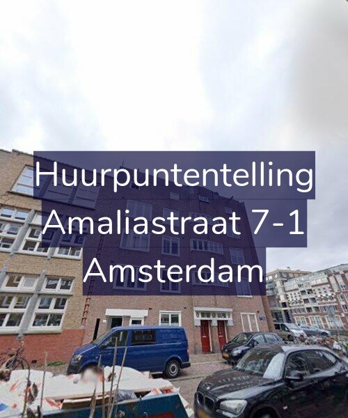 Foto gevel Huurpuntentelling voor Amaliastraat 7-1, Amsterdam