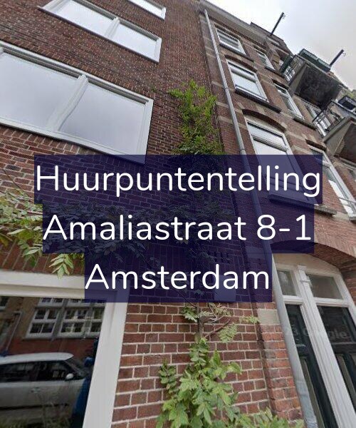 Foto gevel Huurpuntentelling voor Amaliastraat 8-1, Amsterdam