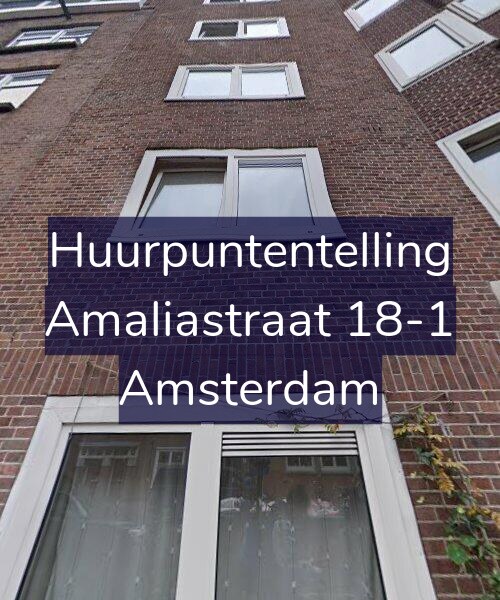 Foto gevel Huurpuntentelling voor Amaliastraat 18-1, Amsterdam