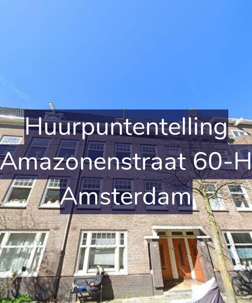Foto gevel Huurpuntentelling voor Amazonenstraat 60-H, Amsterdam