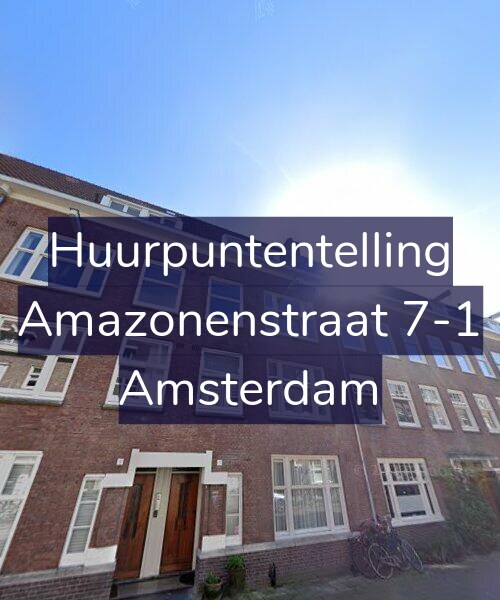 Foto gevel Huurpuntentelling voor Amazonenstraat 7-1, Amsterdam