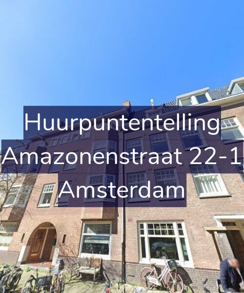 Foto gevel Huurpuntentelling voor Amazonenstraat 22-1, Amsterdam